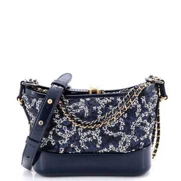 Gabrielle Hobo Logo Motif Sequins Small