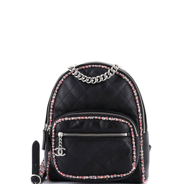 Chanel Elegant Trim Backpack Quilted