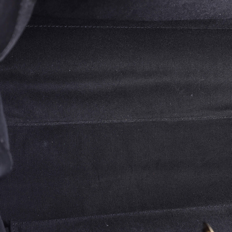 Cc Chain Shopping Tote Chevron Calfskin