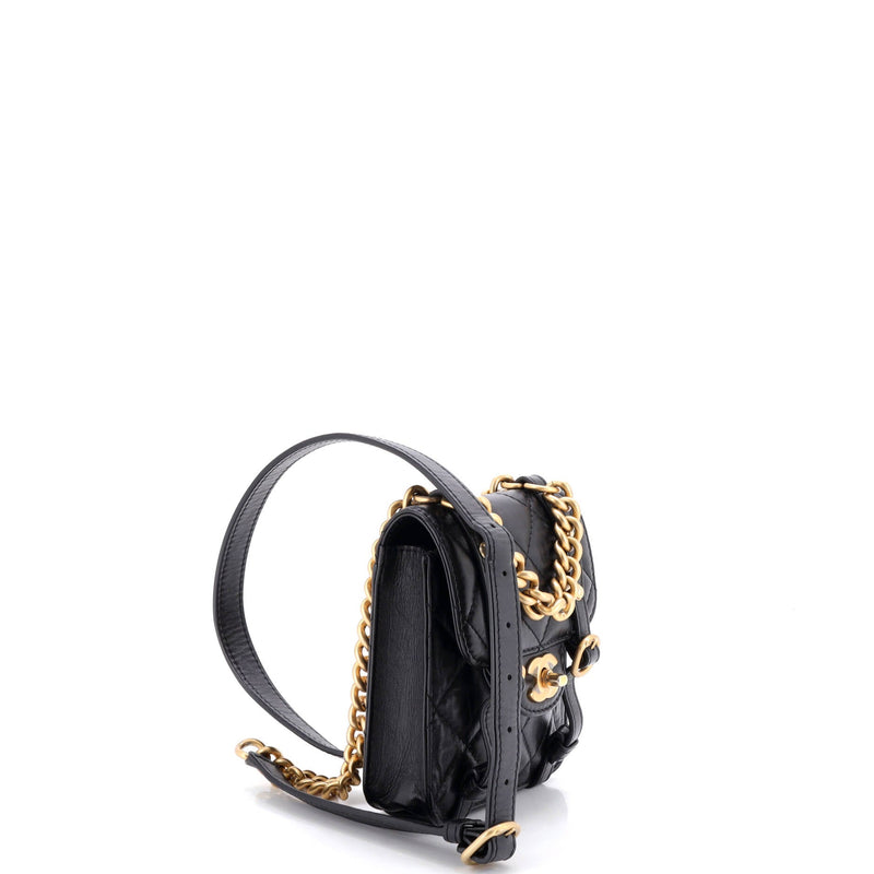 City School Flap Messenger Bag Quilted