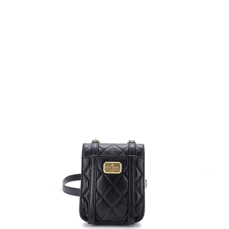 City School Flap Messenger Bag Quilted