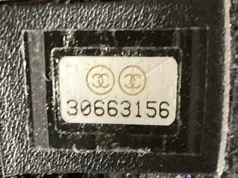 19 Flap Bag Quilted Tweed And Ribbon