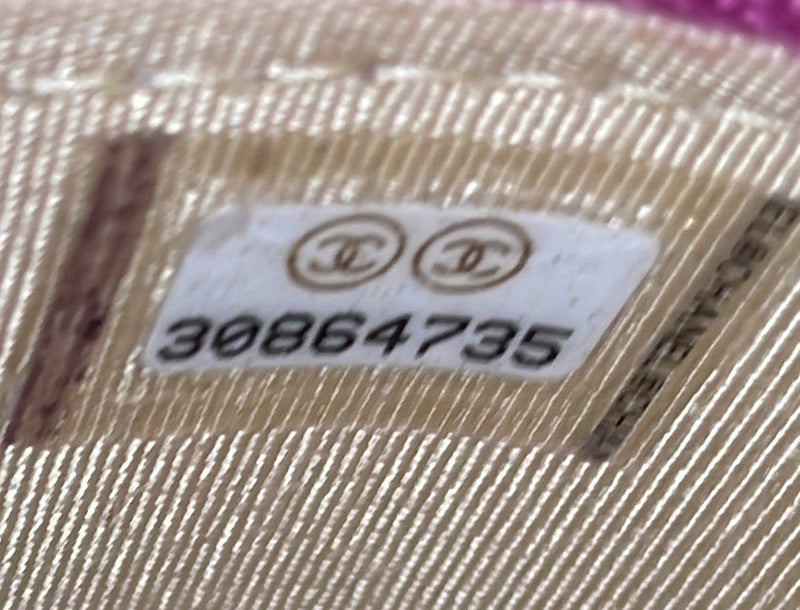 Pearl Crush Vanity Case With Chain