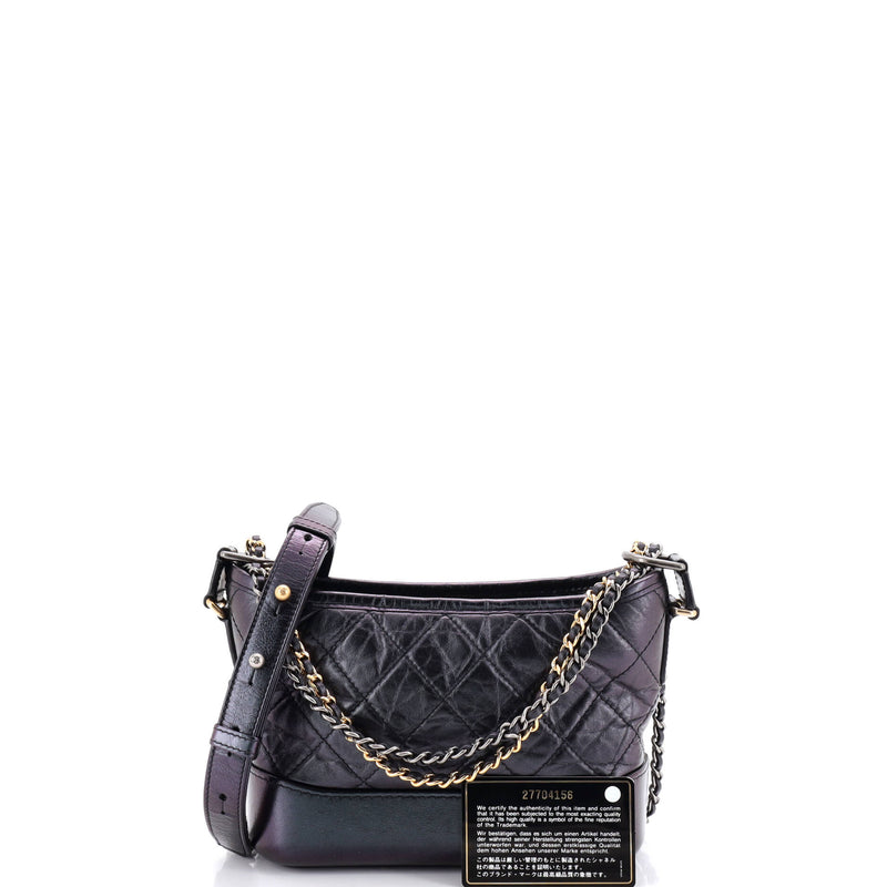 Gabrielle Hobo Quilted Iridescent