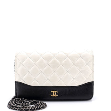 Gabrielle Wallet On Chain Quilted Aged
