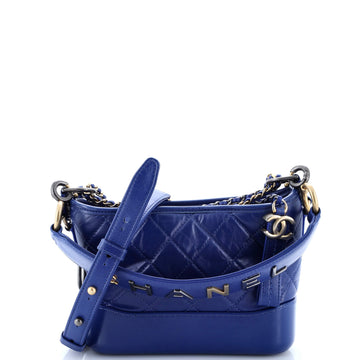 Gabrielle Hobo With Logo Handle Quilted