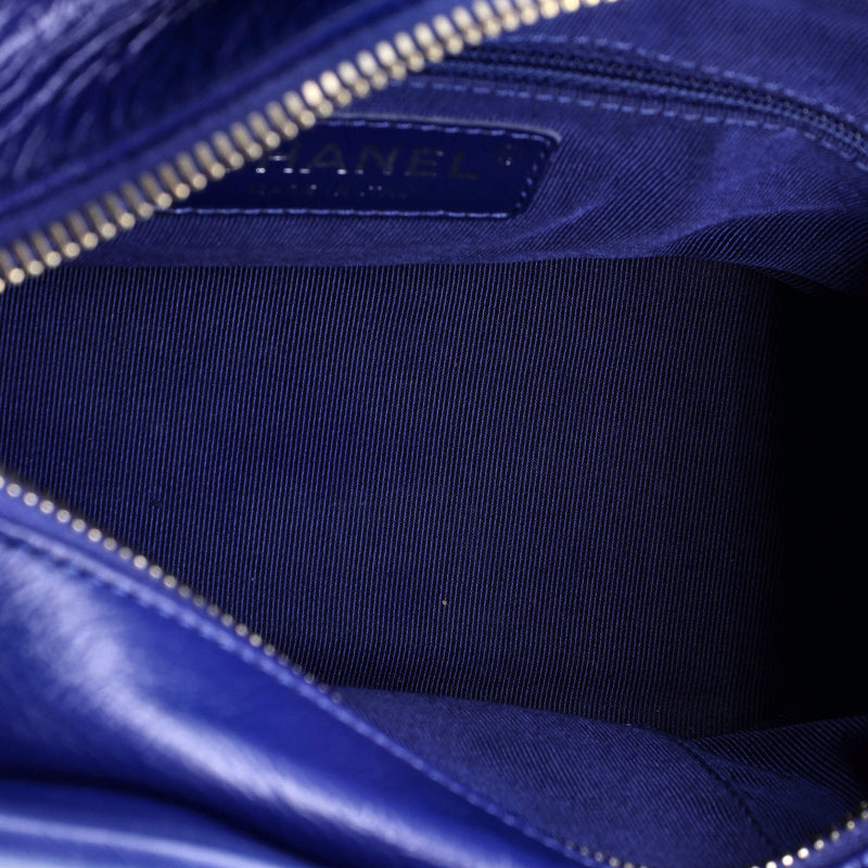 Gabrielle Hobo With Logo Handle Quilted