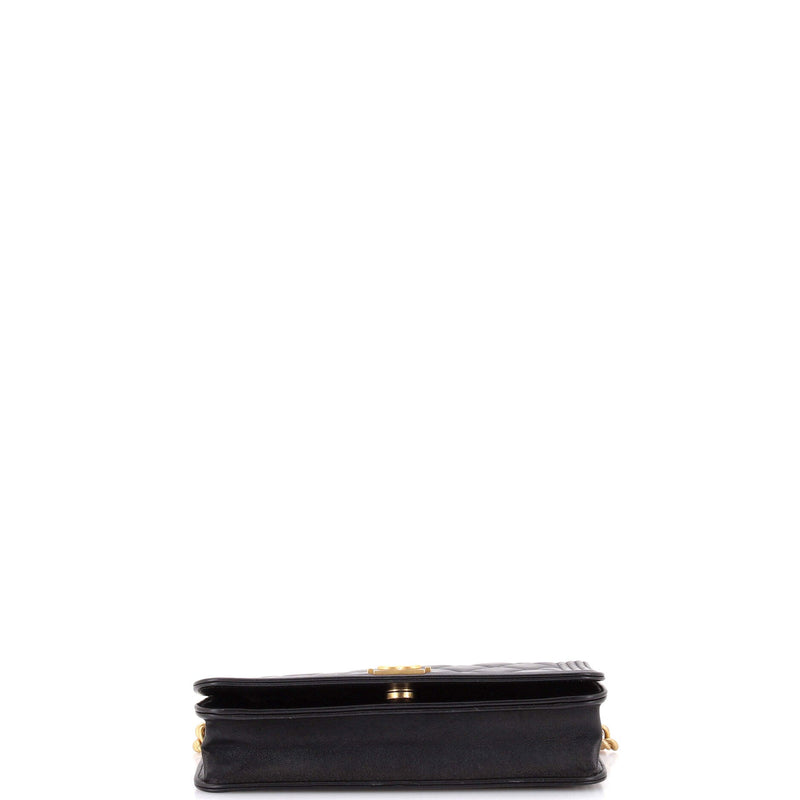 Boy Wallet On Chain Quilted Lambskin