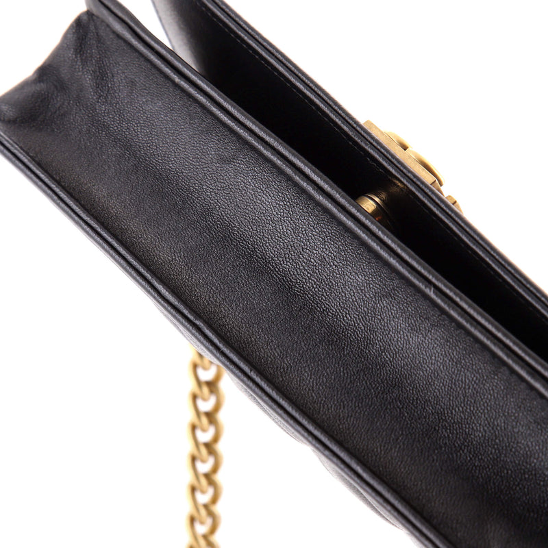 Boy Wallet On Chain Quilted Lambskin