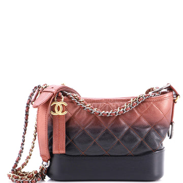 Gabrielle Hobo Quilted Ombre Goatskin