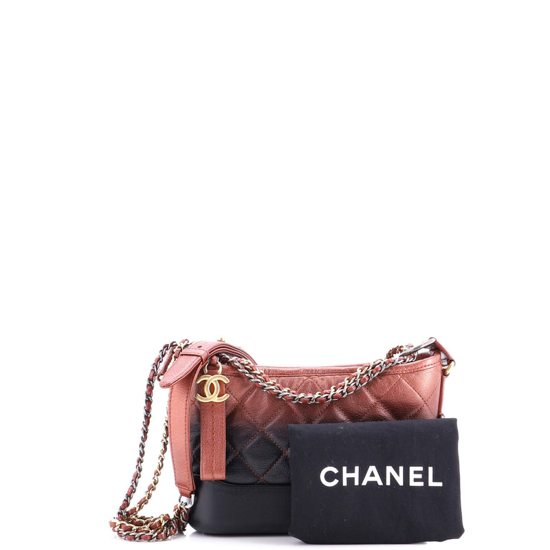 Gabrielle Hobo Quilted Ombre Goatskin