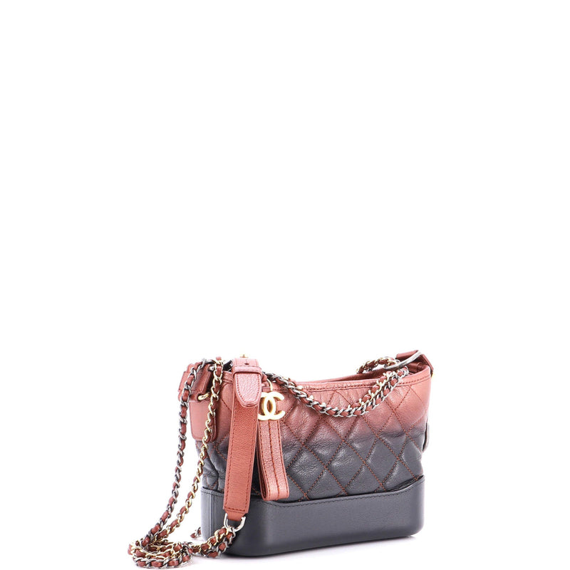 Gabrielle Hobo Quilted Ombre Goatskin