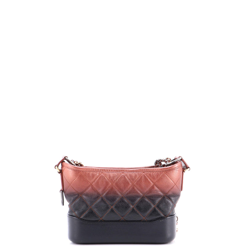 Gabrielle Hobo Quilted Ombre Goatskin