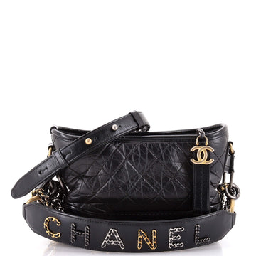 Gabrielle Hobo With Logo Handle Quilted