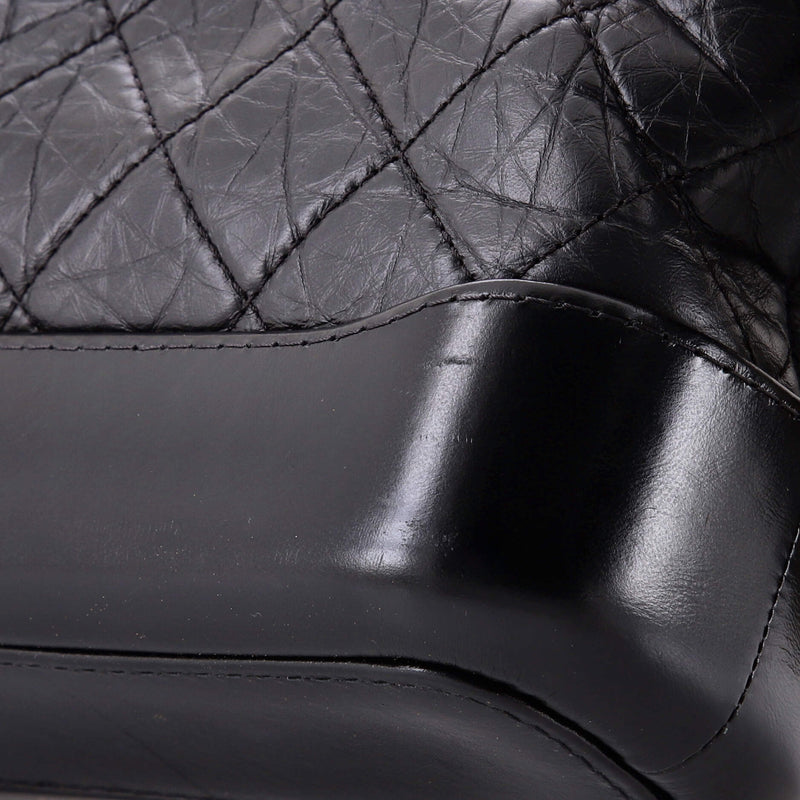 Gabrielle Hobo With Logo Handle Quilted