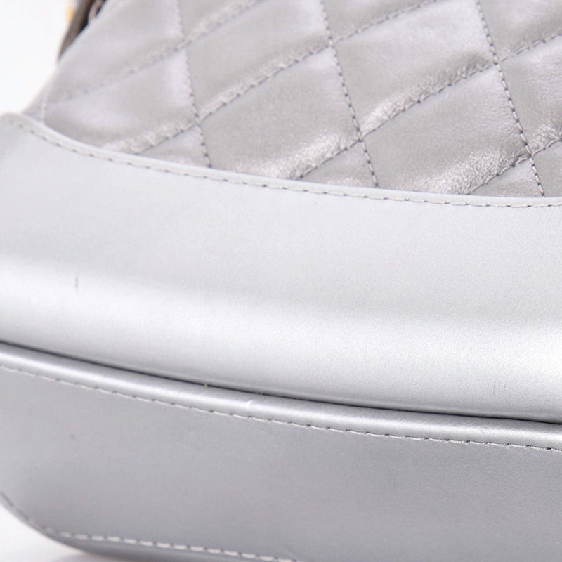 Gabrielle Hobo Quilted Metallic Aged