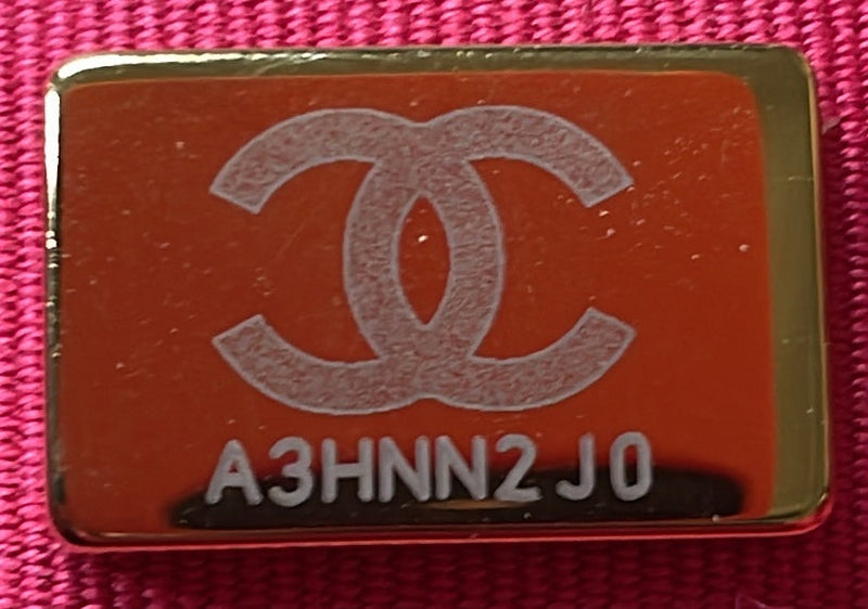 Chain Bar Vanity Case With Quilted