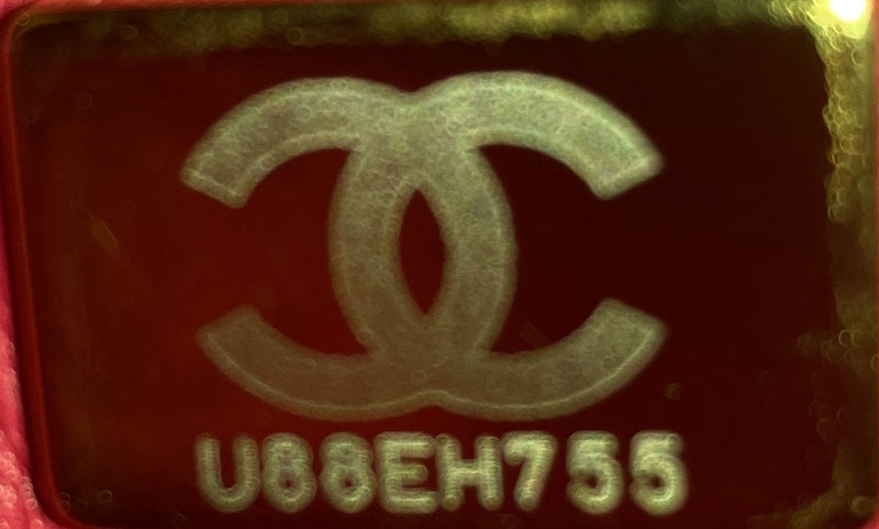 Cc Bubble Top Handle Vanity Case With