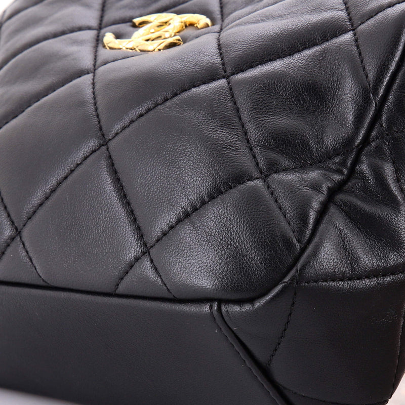 Pearl Cc Medallion Camera Bag Quilted