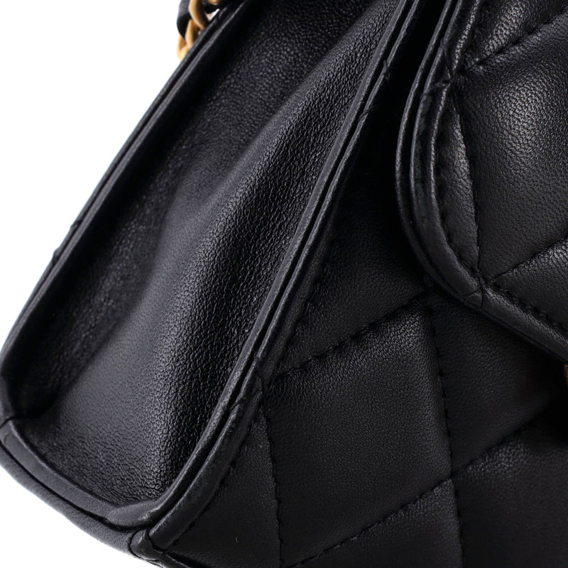 Coco Love Cc Heart Clutch With Chain