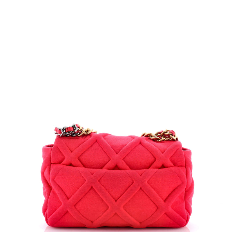 19 Flap Bag Quilted Jersey Medium