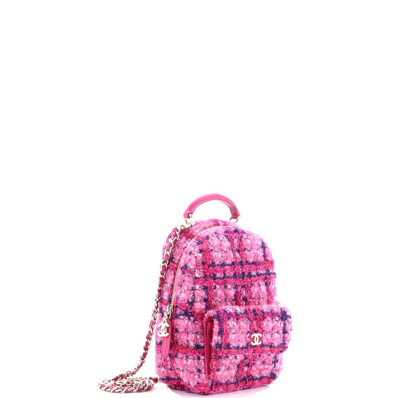 Classic Cc Chain Pocket Backpack Quilted