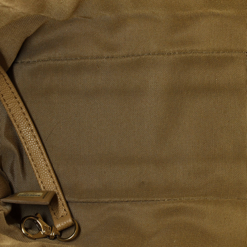 Rolled Up Tote Quilted Caviar