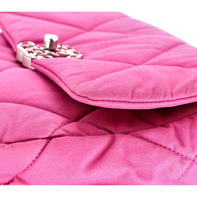 19 Flap Bag Quilted Canvas Medium