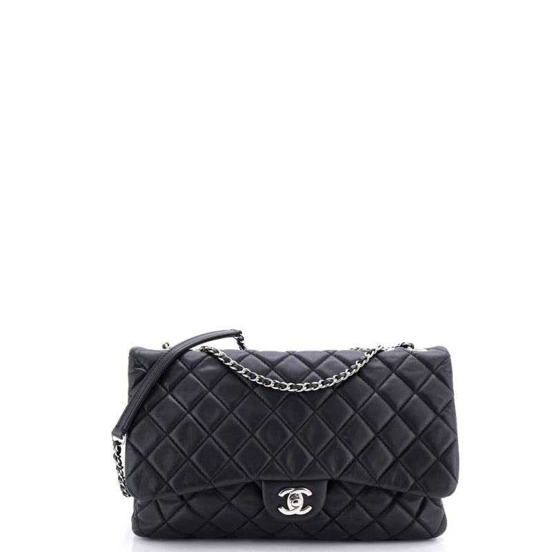 3 Flap Bag Nm Quilted Lambskin Jumbo
