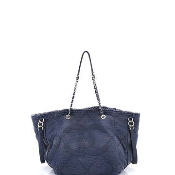 Double Face Deauville Tote Fringe