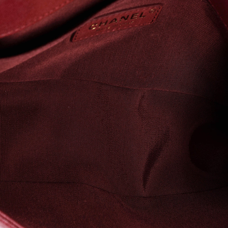 Boy Flap Bag Quilted Caviar Old Medium