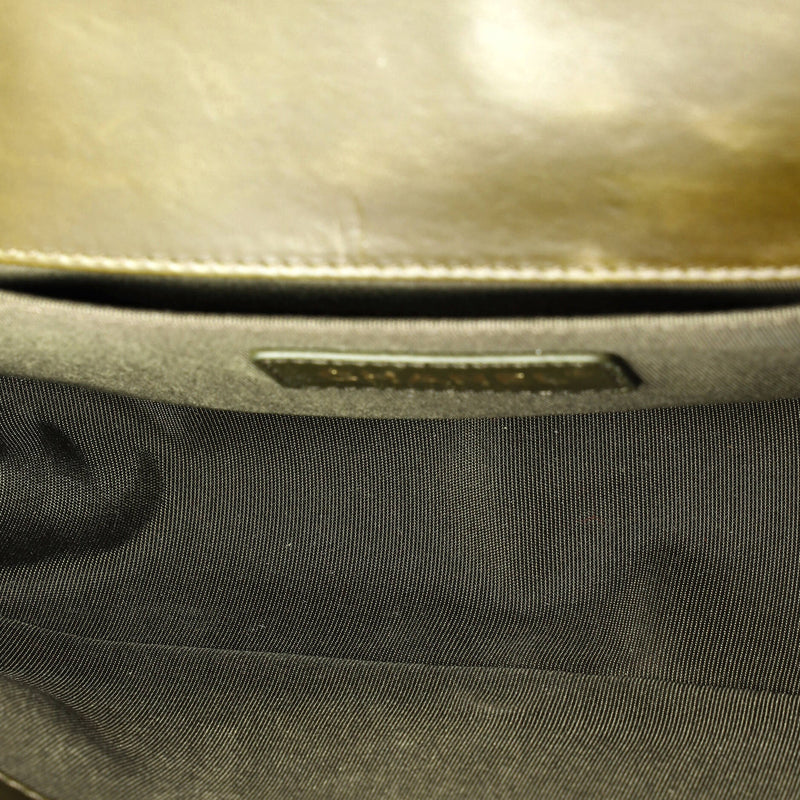 Boy Flap Bag Shearling With Leather Old