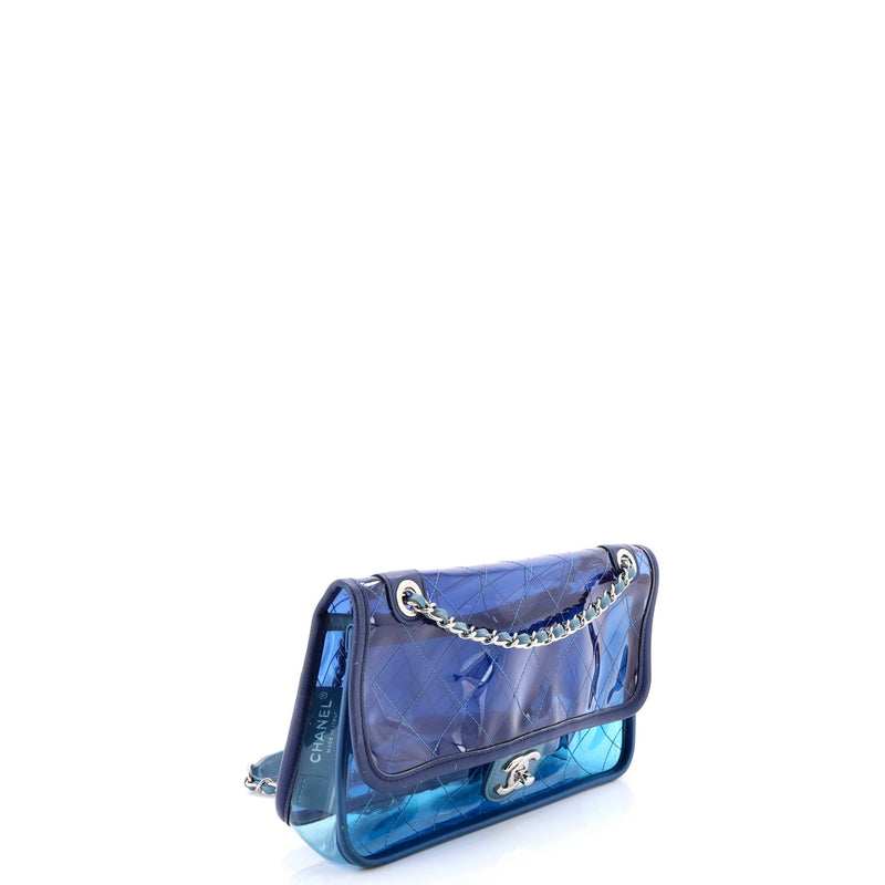 Coco Splash Flap Bag Quilted Pvc With