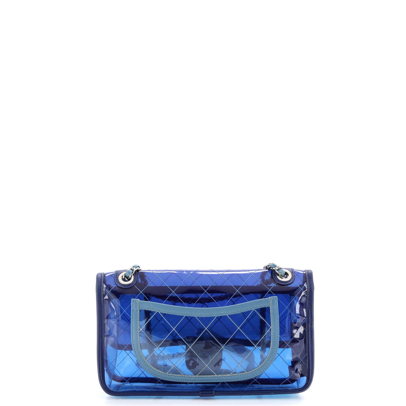 Coco Splash Flap Bag Quilted Pvc With