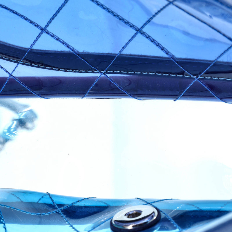 Coco Splash Flap Bag Quilted Pvc With