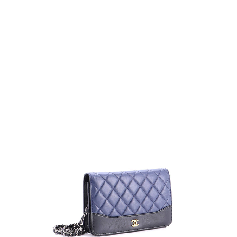 Gabrielle Wallet On Chain Quilted Aged