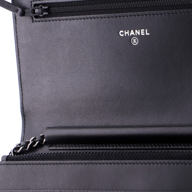 Gabrielle Wallet On Chain Quilted Aged