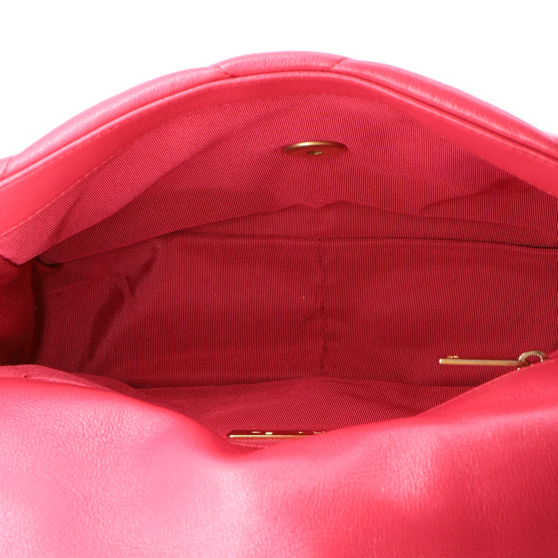 19 Flap Bag Quilted Leather Medium