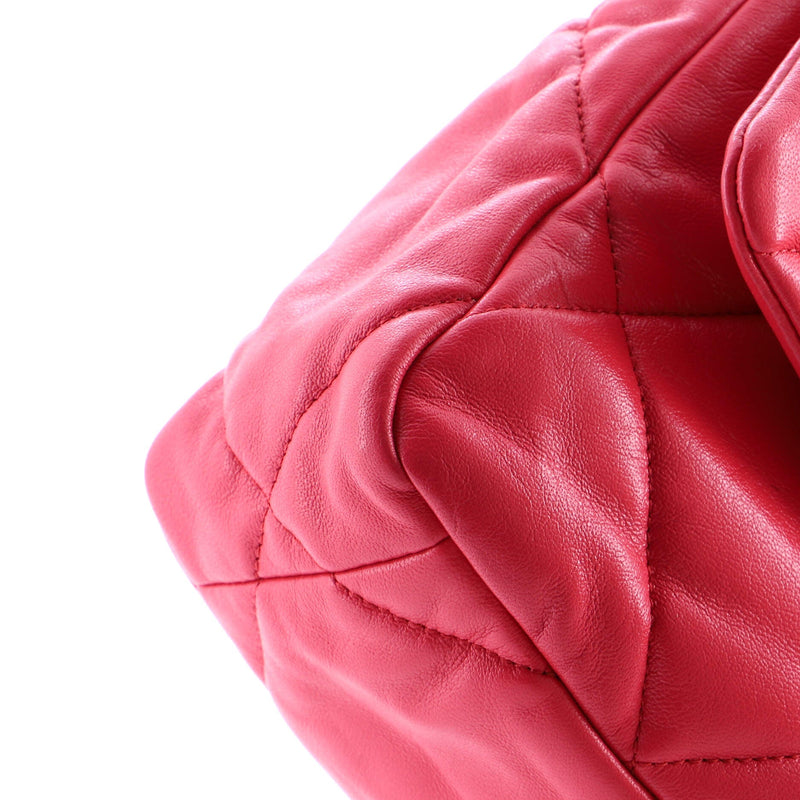 19 Flap Bag Quilted Leather Medium