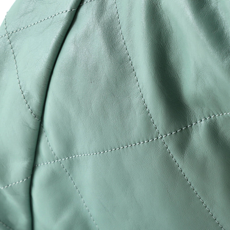 22 Chain Backpack Quilted Calfskin