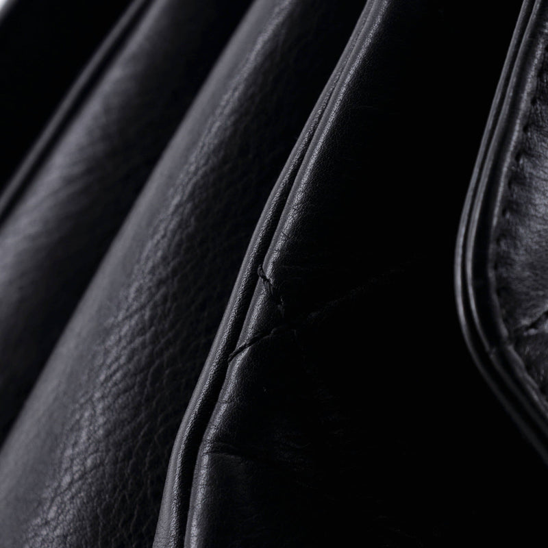 Gold Top Handle Bag Quilted Lambskin