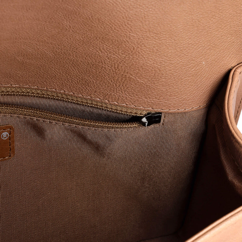 Chain Handle Boy Flap Bag Quilted