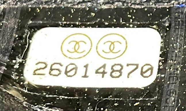 Classic Flap Clutch Quilted Caviar