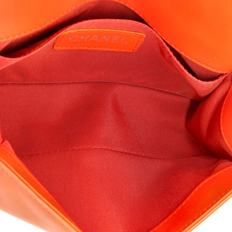 Boy Flap Bag Chevron Calfskin Small