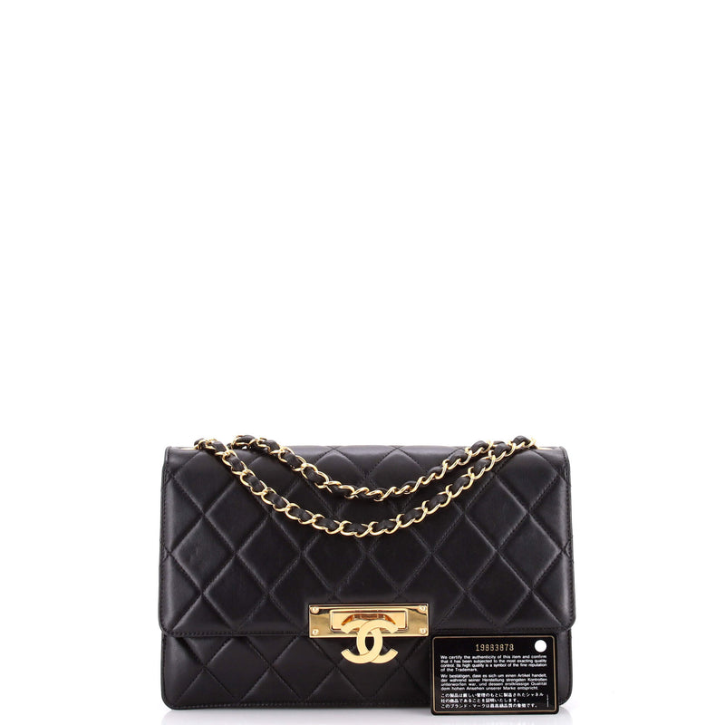 Golden Class Flap Bag Quilted Lambskin