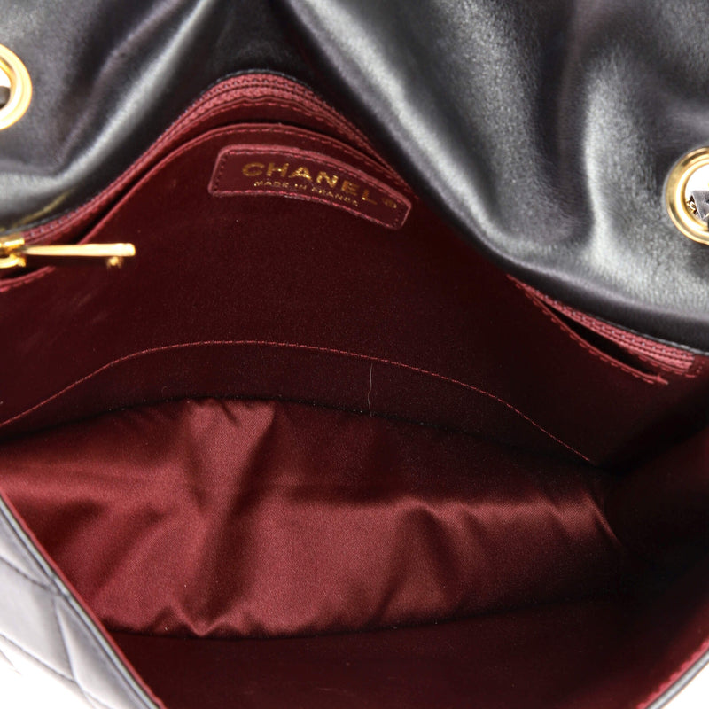 Golden Class Flap Bag Quilted Lambskin