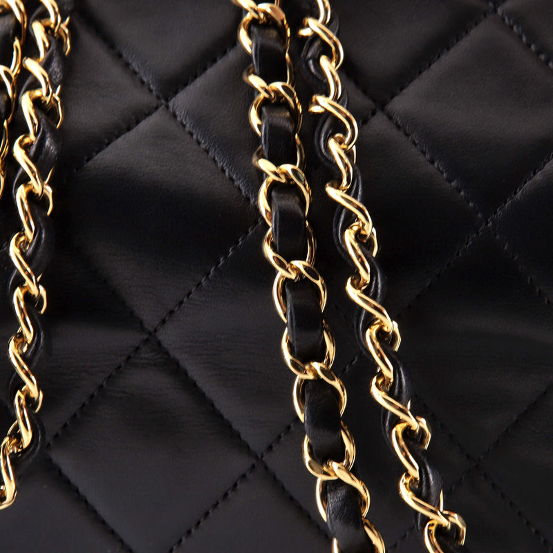 Golden Class Flap Bag Quilted Lambskin