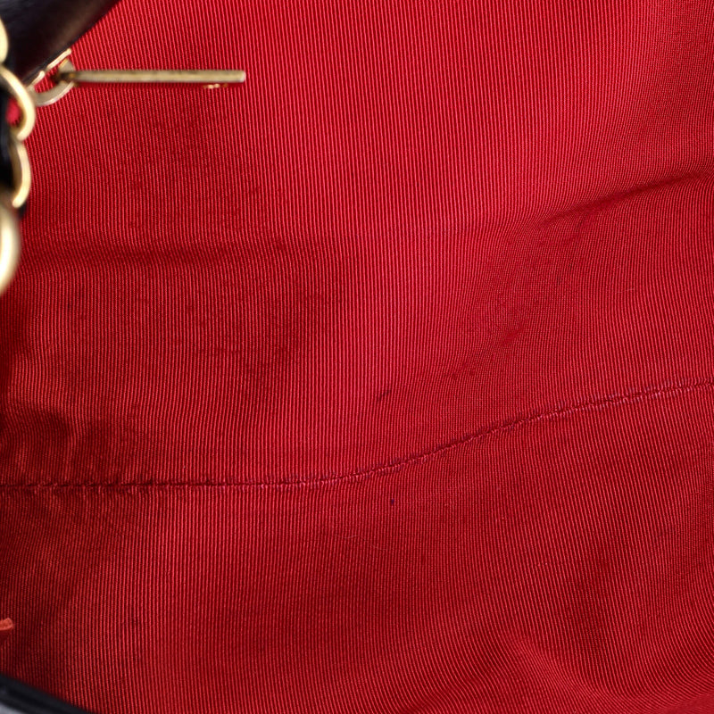 Logo Enchained Flap Bag Quilted Calfskin