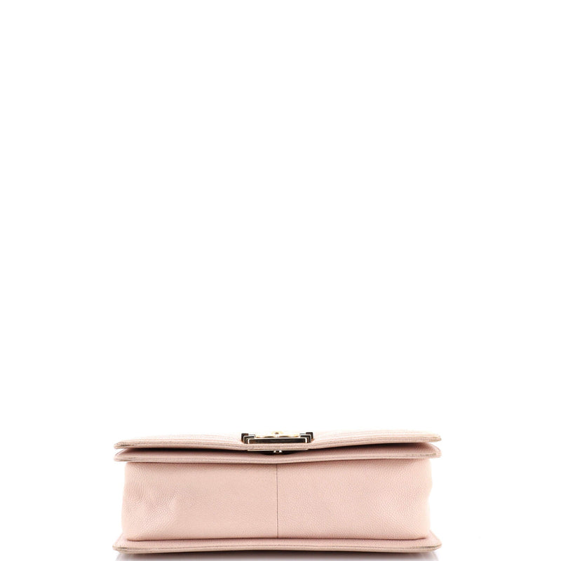 Boy Flap Bag Chevron Caviar Old Medium