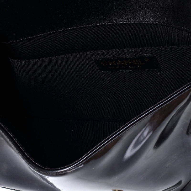 Boy Flap Bag Quilted Iridescent Glazed